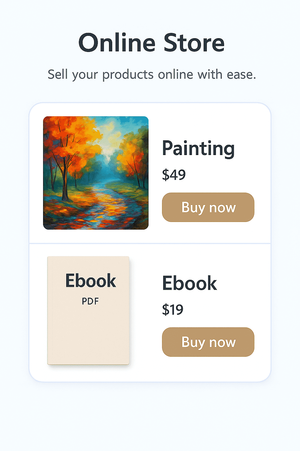 Event carousels feature